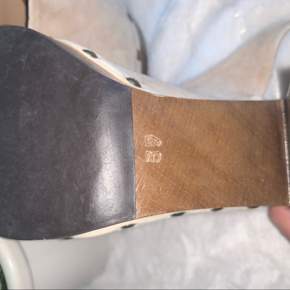 Ulla Johnson Mina Leather wooden clog - Picture 13 of 16